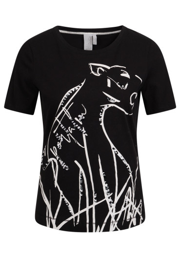 szczegóły Damska koszulka Sportalm 1852510666 Black
