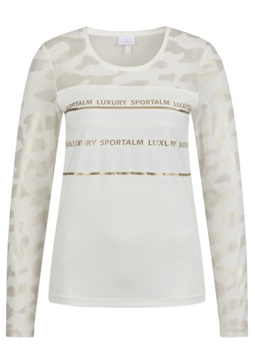 szczegóły Damska koszulka Sportalm 1812533670 Eucalyptus Mist