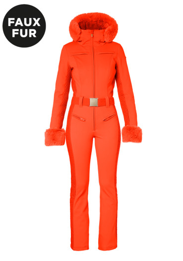 szczegóły Goldbergh Angele Faux Border Ski Suit Orange