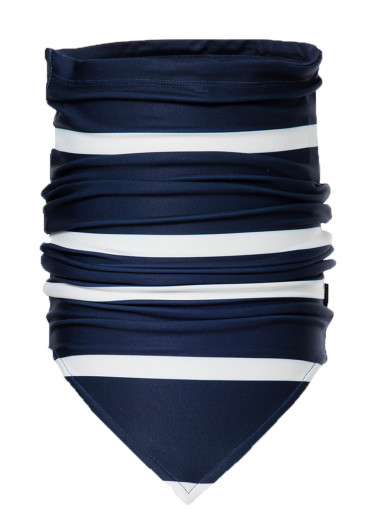 szczegóły Goldbergh Fluide Neckwarmer Breton Stripe Blue/Cream