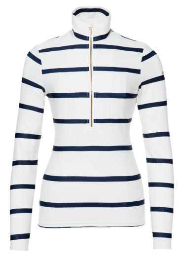 szczegóły Goldbergh Maxime Ski Pully Breton Stripe Cream/Blue