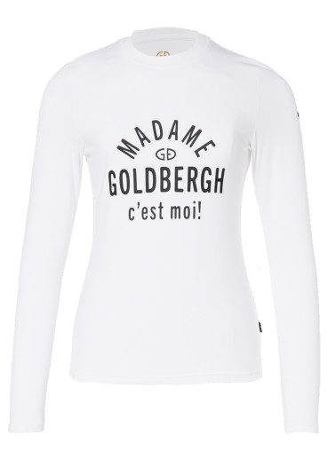 szczegóły Damska koszulka Goldbergh Madame Long Sleeve Tee White