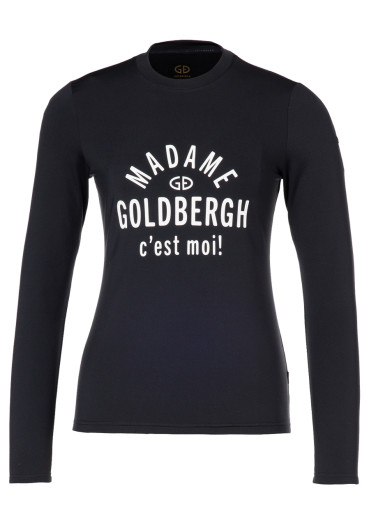szczegóły Damska koszulka Goldbergh Madame Long Sleeve Tee Black