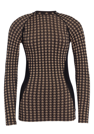 szczegóły Goldbergh Starlet Baselayer Long Sleeve Black/Toffee