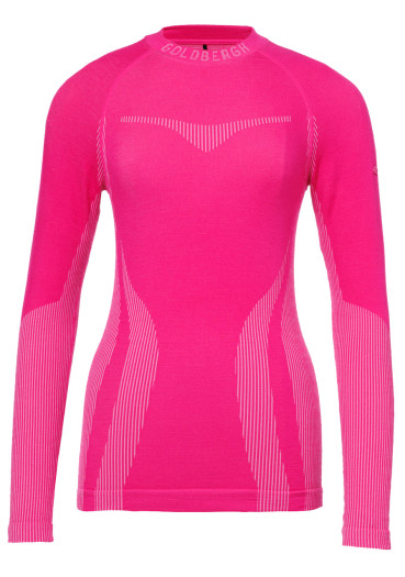 szczegóły Damska koszulka termiczna Goldbergh Slick Baselayer Long Sleeve Passion Pink