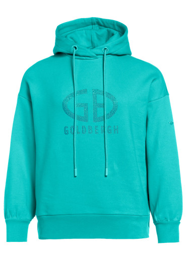 szczegóły Goldbergh Sparkling Hooded Sweater Ice Green
