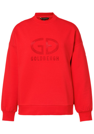 szczegóły Goldbergh Embrasse Crew Neck Sweater Flame