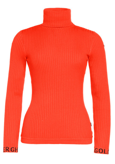 szczegóły Goldbergh Mira Long Sleeve Knit Sweater Orange