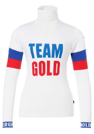 szczegóły Damski sweter Goldbergh Champ Long Sleeve Knit Sweater White