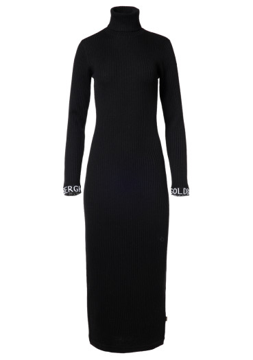 szczegóły Goldbergh Mireille Long Sleeve Knit Dress Black