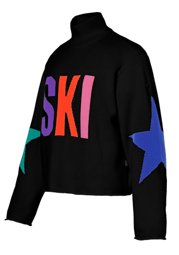 szczegóły Damski sweter Goldbergh Calore Long Sleeve Knit Sweater Black