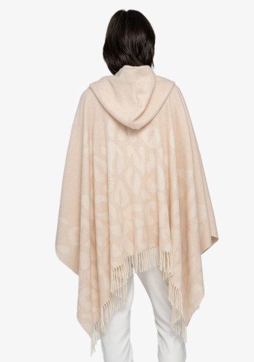 szczegóły Damskie Poncho Sportalm 1819830778 Skimming Stone