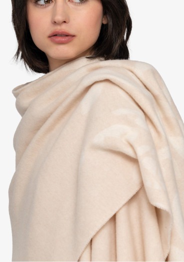 szczegóły Damskie Poncho Sportalm 1819830778 Skimming Stone