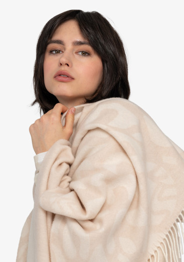 szczegóły Damskie Poncho Sportalm 1819830778 Skimming Stone