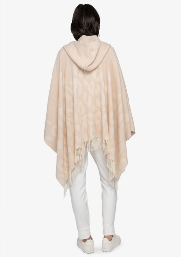 szczegóły Damskie Poncho Sportalm 1819830778 Skimming Stone
