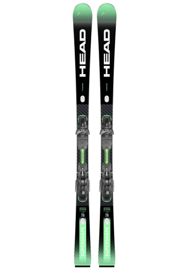 szczegóły Narty zjazdowe Head Supershape e-Magnum SW + PRD 12 GW czarno-żółte