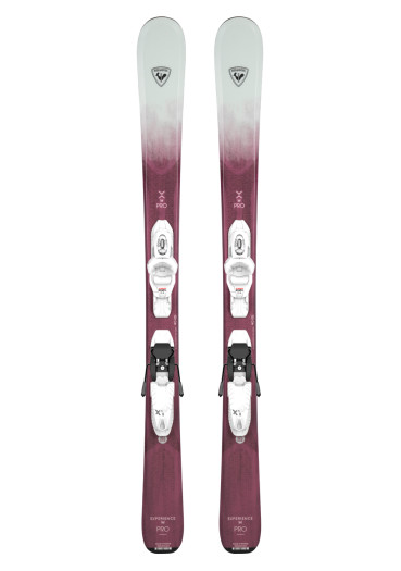szczegóły Narty zjazdowe Rossignol EXPERIENCE W PRO KID-X + KID 4 GW B76 białe