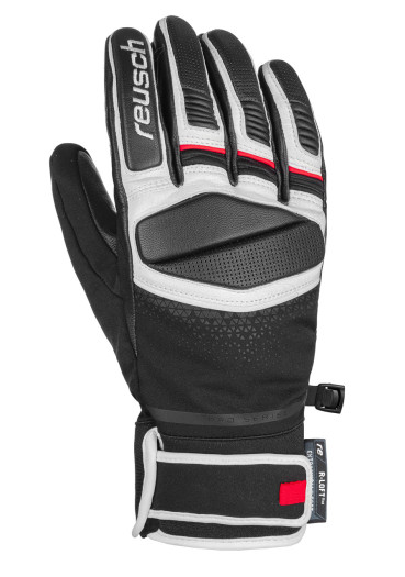 szczegóły Pánské rukavice Reusch Mastery 7745 Black/White/Fire Red
