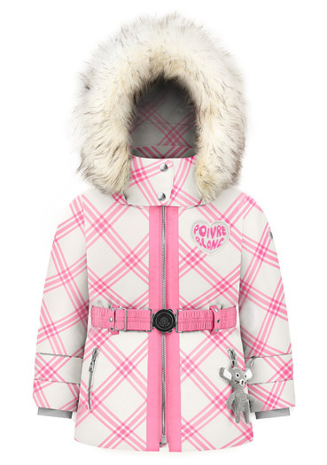 szczegóły Dětská bunda Poivre Blanc W24-1201-Bbgl Synthetic Down Ski Cross Orchid Pink