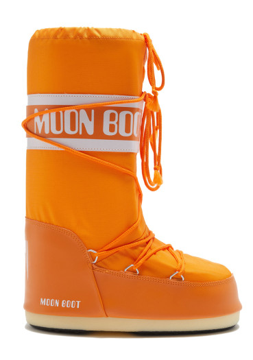 szczegóły Damskie śniegowce Moon Boot Icon Nylon-C001 Sunny Orange