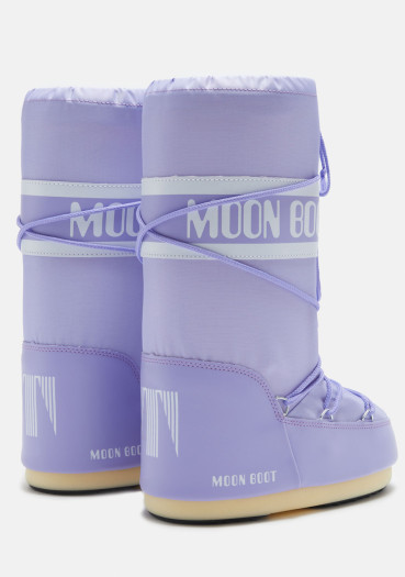 szczegóły Damskie śniegowce Moon Boot Icon Nylon-E001 Lilac