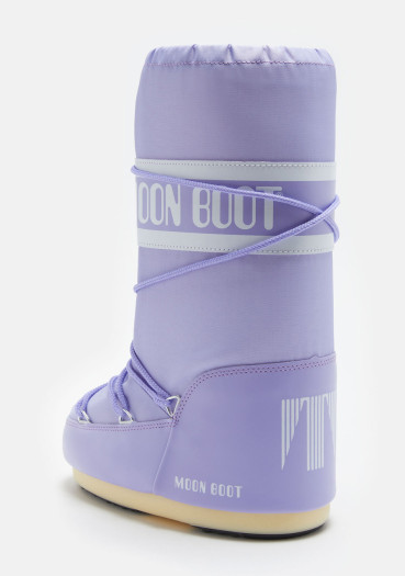 szczegóły Damskie śniegowce Moon Boot Icon Nylon-E001 Lilac