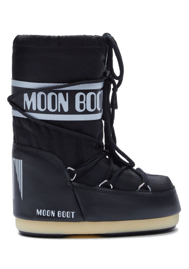 szczegóły Dětské boty Moon Boot Icon Nylon-JR-N001 Black