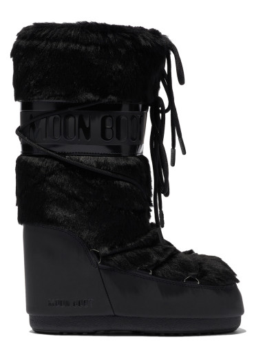 szczegóły Dámské boty Moon Boot Icon Faux Fur-N001 Black