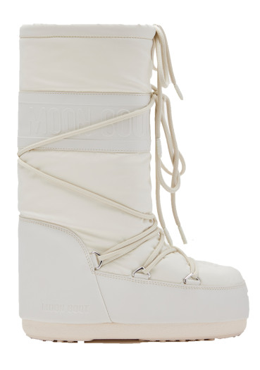 szczegóły Damskie śniegowce Moon Boot Icon Rubber-L002 Cream