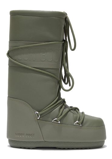szczegóły Damskie śniegowce Moon Boot Icon Rubber-M006 Khaki
