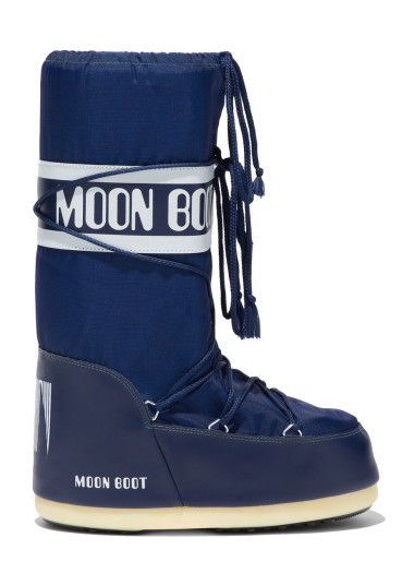szczegóły Damskie śniegowce Moon Boot Icon Nylon-F003 Niebieskie