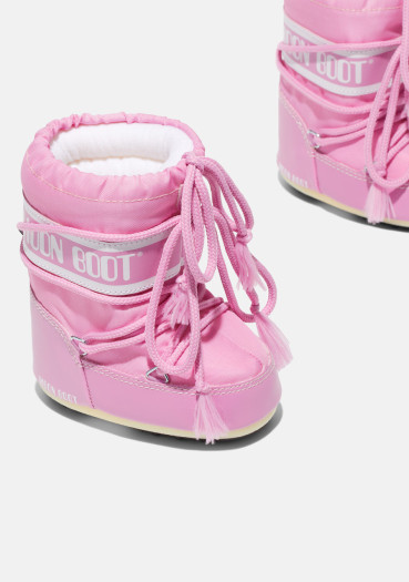 szczegóły Dětské boty Moon Boot Icon Mini Nylon-Baby-J001 Pink