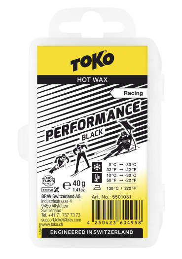 szczegóły Toko Triplex Perfom. 40g černý parafín