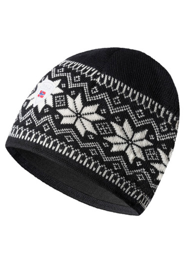 szczegóły Dale of Norway Garmisch Hat F Black Offwhite Dark Charcoal
