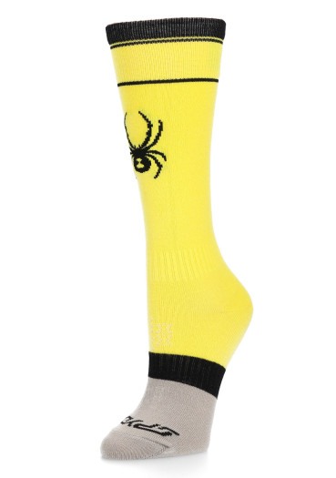 szczegóły Dětské lyžařské podkolenky Spyder Bug Liner Ski Socks - Acid Yellow