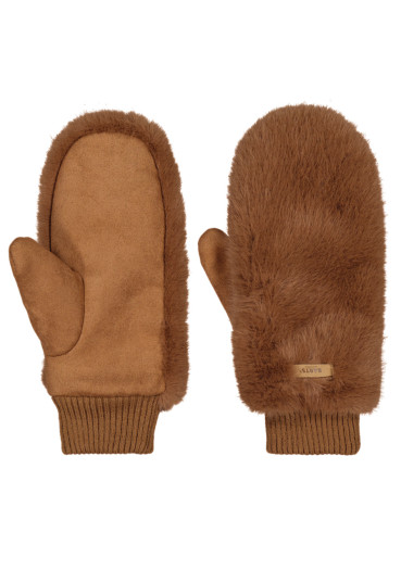 szczegóły Rękawiczki damskie Barts Fur Mitts 1617-2402-09 brązowe