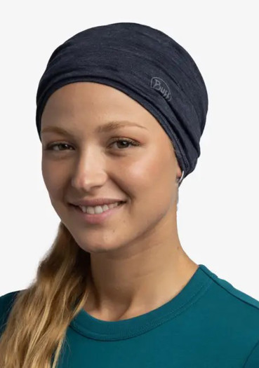 szczegóły Komin Buff 113010.779.10 Merino Lightweight Solid Night Blue