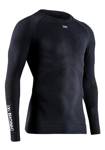 szczegóły Męska koszulka termoaktywna X-BIONIC® Energy Accumulator 4.0 Shirt LG SL Men – Opal Black/Arctic White