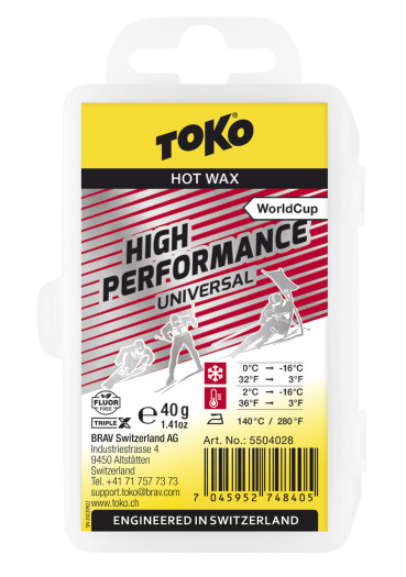 szczegóły Toko Triplex WC High Perfor.Universal 40g červený parafín