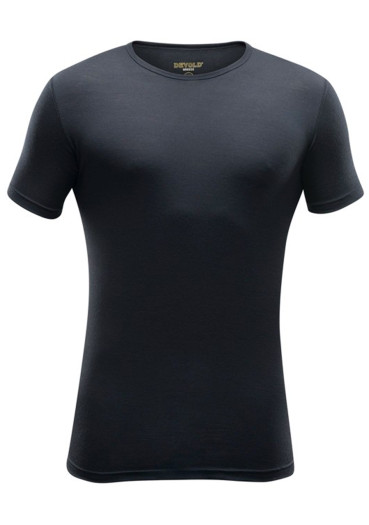 szczegóły Devold Breeze Merino 150 T-Shirt Man Black