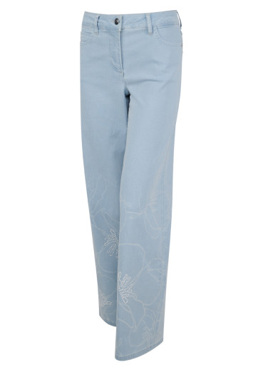 szczegóły Dámské kalhoty Sportalm 700199 Light Denim 
