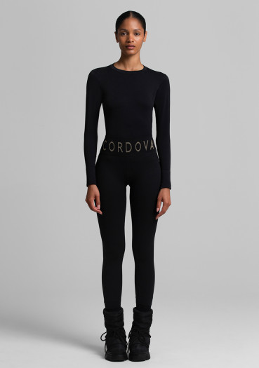 szczegóły Legginsy damskie Cordova Base Layer Bottom Onyx