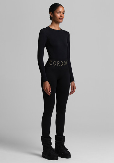 szczegóły Legginsy damskie Cordova Base Layer Bottom Onyx