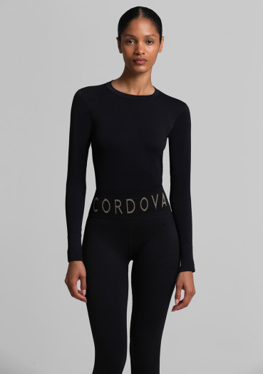 szczegóły Legginsy damskie Cordova Base Layer Bottom Onyx