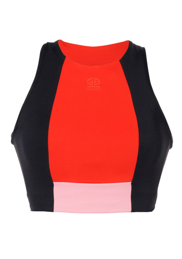 szczegóły Goldbergh Facade Bra Sunset Salmon Rose