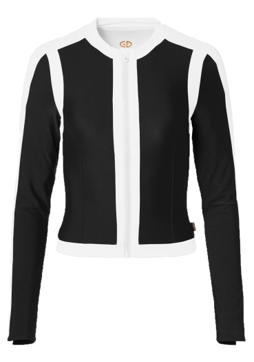 szczegóły Goldbergh Splash Long Sleeve Zip Ras Black