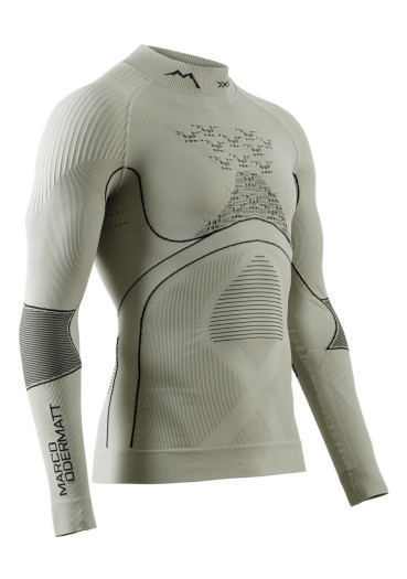 szczegóły X-Bionic® Energy Accumulator 4.0 Shirt Turtle Neck Long Sleeve Men Tea Grey/Black G380
