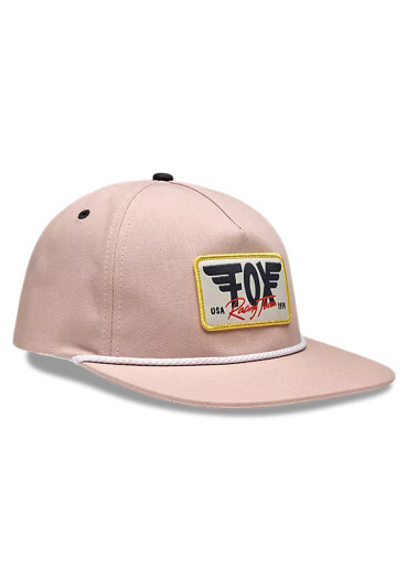 szczegóły Fox W Winged Snapback Hat Dusty Rose