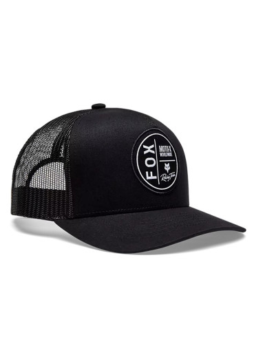 szczegóły Fox Worldwide Trucker Hat Black