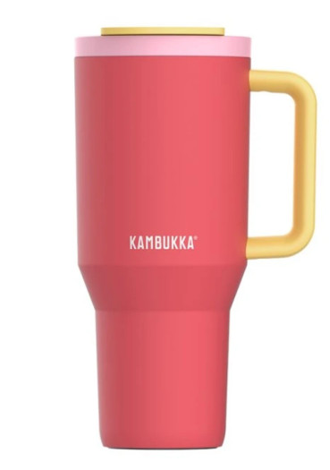 szczegóły Kubek termiczny Kambukka Rio Tumbler 950 ml Różowa Papaja